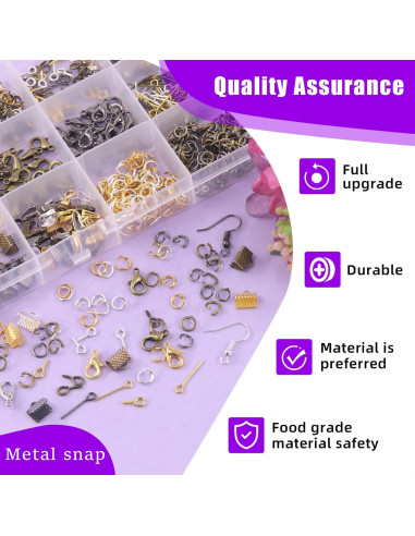 Kit de Suministros para Fabricación de Joyas Swpeet 1617 Piezas