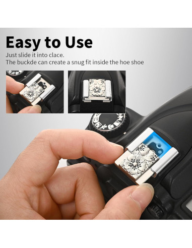 Cubierta de zapata caliente DBZZ para cámaras Canon Nikon Fuji