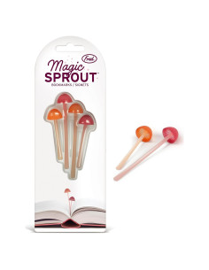 Marcadores Mini-Hongo Magic Sprout Fred - Set de 4 - Silicona