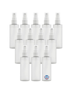 Botellas de Spray Plástico 120ml - Recargables y Ecológicas (Paquete de 12)