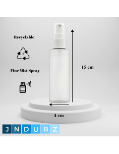 Botellas de Spray Plástico 120ml - Recargables y Ecológicas (Paquete de 12) 2