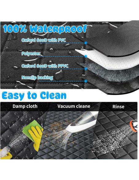 Funda de Asiento para Perros URPOWER 6 en 1 Impermeable Funda de Asiento para Perros URPOWER 6 en 1 Impermeable