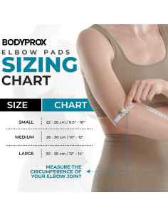 Mangas de Protección de Codo Bodyprox - Pequeño, Acolchadas 2