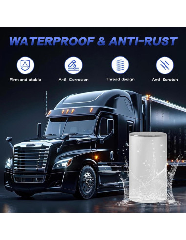 20 Piezas Cubiertas de Tuercas de Rueda Cromadas WAITTON 32/33mm