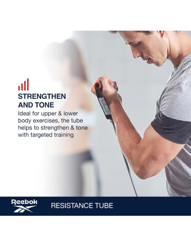 Tubo de Resistencia Reebok 17-65146 para Entrenamiento de Fuerza