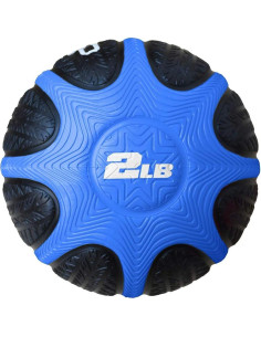 Balón de Medicina WF Suministro Atlético 0.9 kg Caucho Duradero 2