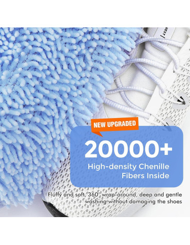 Bolsa de Lavado de Zapatos Teletrogy 2 Pcs Reutilizables Azul