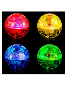 Pelotas Interactivas para Gatos Frienda - 4 Piezas LED Multicolor