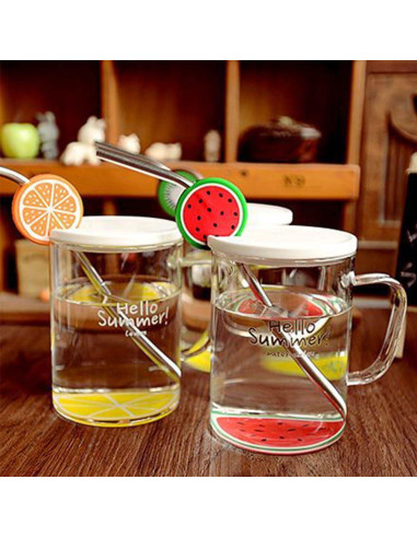 Juego de 25 Popotes de Acero Inoxidable OKGD 21.6 cm Reutilizables