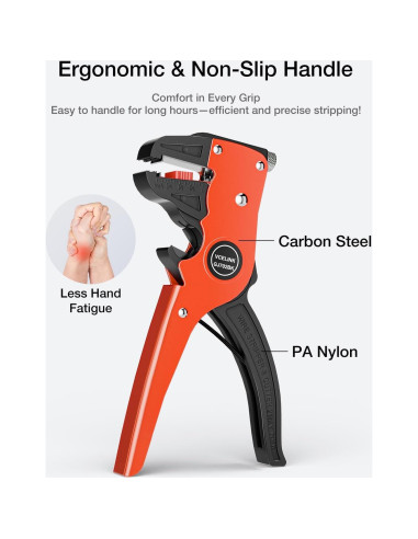 Destripador de Cables Automático VCELINK 2 en 1 Ajustable Negro