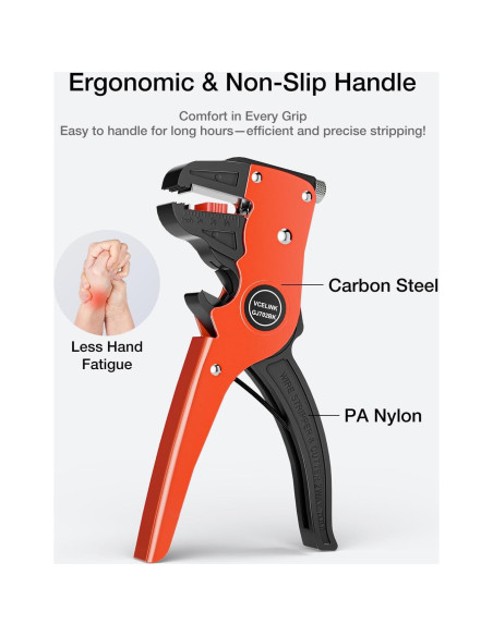 Destripador de Cables Automático VCELINK 2 en 1 Ajustable Negro