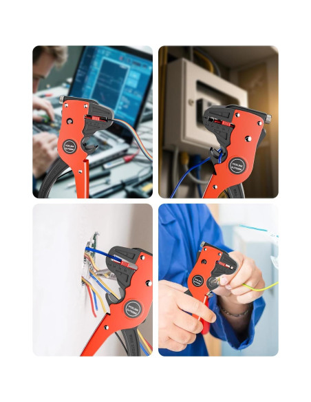 Destripador de Cables Automático VCELINK 2 en 1 Ajustable Negro