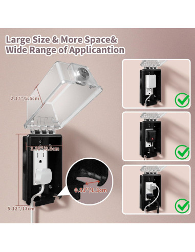 Caja de Seguridad para Enchufes PKLIYH - Protección Infantil