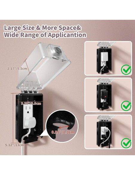 Caja de Seguridad para Enchufes PKLIYH - Protección Infantil