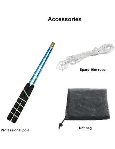 Diábolo Triple Rodamiento TopHomer con Cuerda y Palos