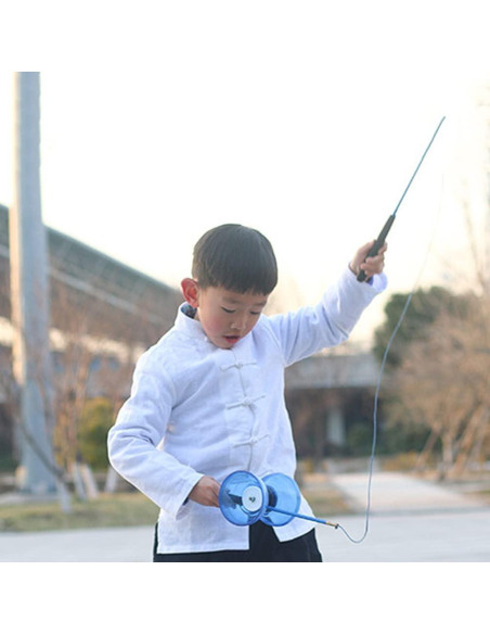 Diábolo Triple Rodamiento TopHomer con Cuerda y Palos