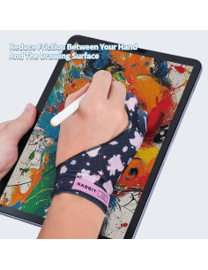 Guante de Dibujo Digital Vostoktech Blackpink 2 Dedos M 2