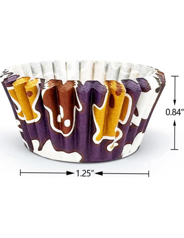 Forros de Cupcake Halloween Qiqee 300 Cuentas Mini 3.17cm