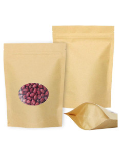 Bolsas de Papel Kraft Reutilizables SumDirect 14x19 cm - 50 Pcs