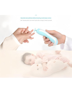 Cortador de Uñas Eléctrico para Bebés Wuajia - Ultra Silencioso 35dB 2