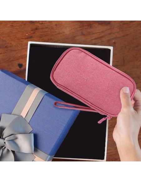 Bolsa Organizadora Electrónica Tildaks Negra 3 Compartimentos