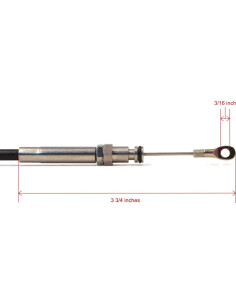 Cuchilla de Nieve Ajustable 2.74m El ROP Shop + Cable Joystick 2
