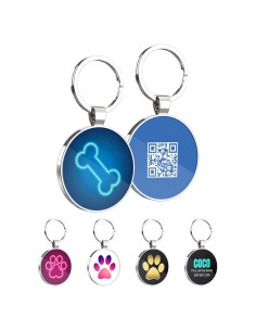 Etiqueta de Identificación para Perro KEKID con Código QR Personalizado