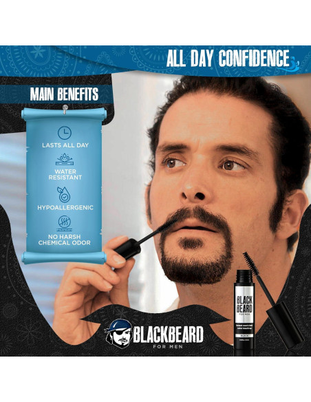 Tinte de Barba Temporal Blackbeard - Negro - 11.8 ml