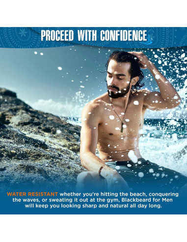 Tinte de Barba Temporal Blackbeard - Negro - 11.8 ml