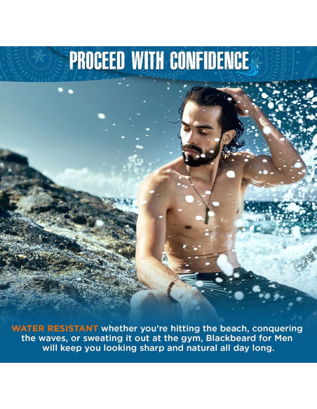 Tinte de Barba Temporal Blackbeard - Negro - 11.8 ml