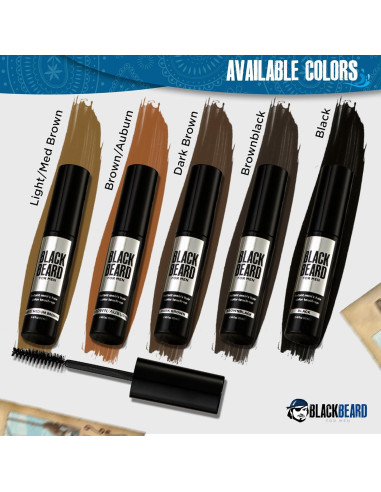 Tinte de Barba Temporal Blackbeard - Negro - 11.8 ml