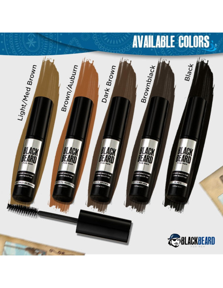 Tinte de Barba Temporal Blackbeard - Negro - 11.8 ml