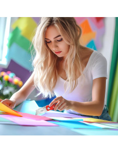 Cuchillos Utilitarios Plegables DIYSELF - 4 Paquete Multicolor 2