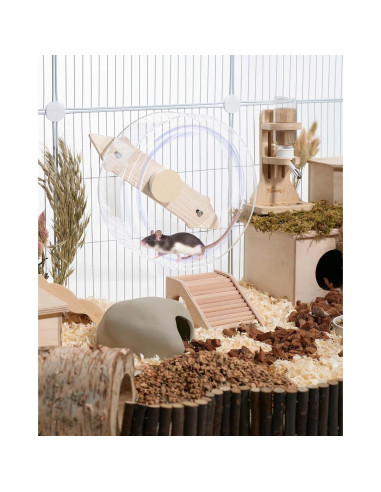 Rueda de Hámster Colgante Niteangel 27cm Silenciosa M