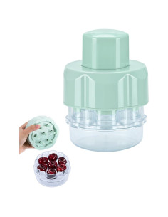 Deshuesador de Cerezas QHSZF Verde Menta 7 Agujeros