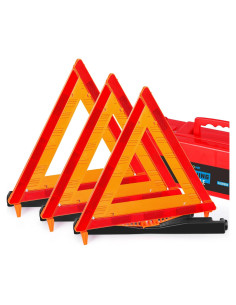 Triángulos de Seguridad Noone x3 Reflectantes Plegables 43cm