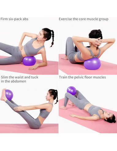 Kit Esencial de Pilates ywduoying 15 Piezas Rosa para Mujeres