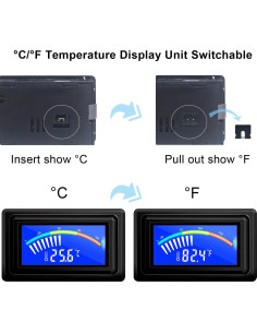 Termómetro Digital KETOTEK E0032US con Sonda Acuática 0-110C 2