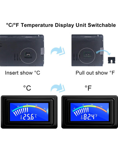 Termómetro Digital KETOTEK E0032US con Sonda Acuática 0-110C