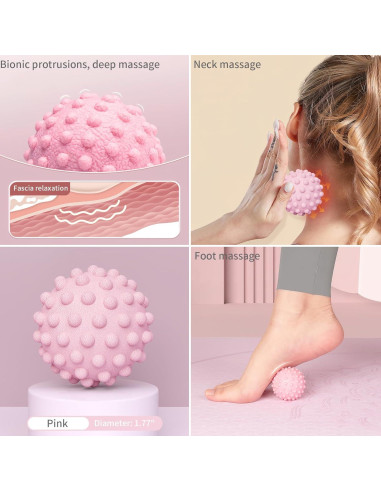 Kit Esencial de Pilates ywduoying 15 Piezas Rosa para Mujeres