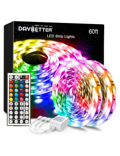 Tira LED Multicolor DAYBETTER 18.3 m con Control Remoto