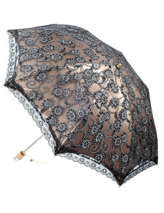 Paraguas Plegable Honeystore Anti-UV Doble Capa 81cm Negro 2