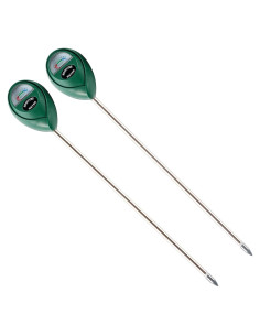 Medidor de Humedad del Suelo Hathdia - Paquete de 2, Verde