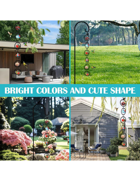 Alimentador de Colibríes de Vidrio Ruiyi Tim 6 PCS 150g