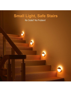 Luces Nocturnas Adhesivas YUNLEX con Sensor de Movimiento - 2 Pzas 2