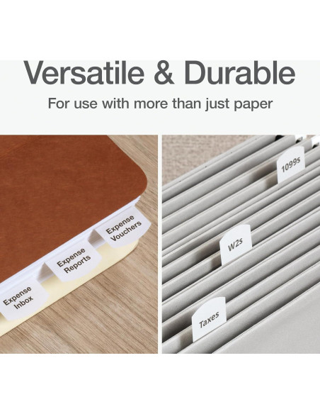 Divisores de Índice Redi-Tag 100 Pestañas Blancas