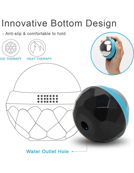 Bola de Masaje Frío Coolrunner 10cm - Terapia Calor y Frío