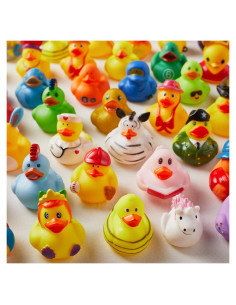 Paquete de 30 Patitos de Goma ValenLyra - Juguetes de Baño