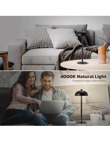 Lámpara de Mesa Inalámbrica JONEMO MOGU 5000mAh LED Regulable