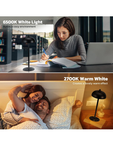 Lámpara de Mesa Inalámbrica JONEMO MOGU 5000mAh LED Regulable